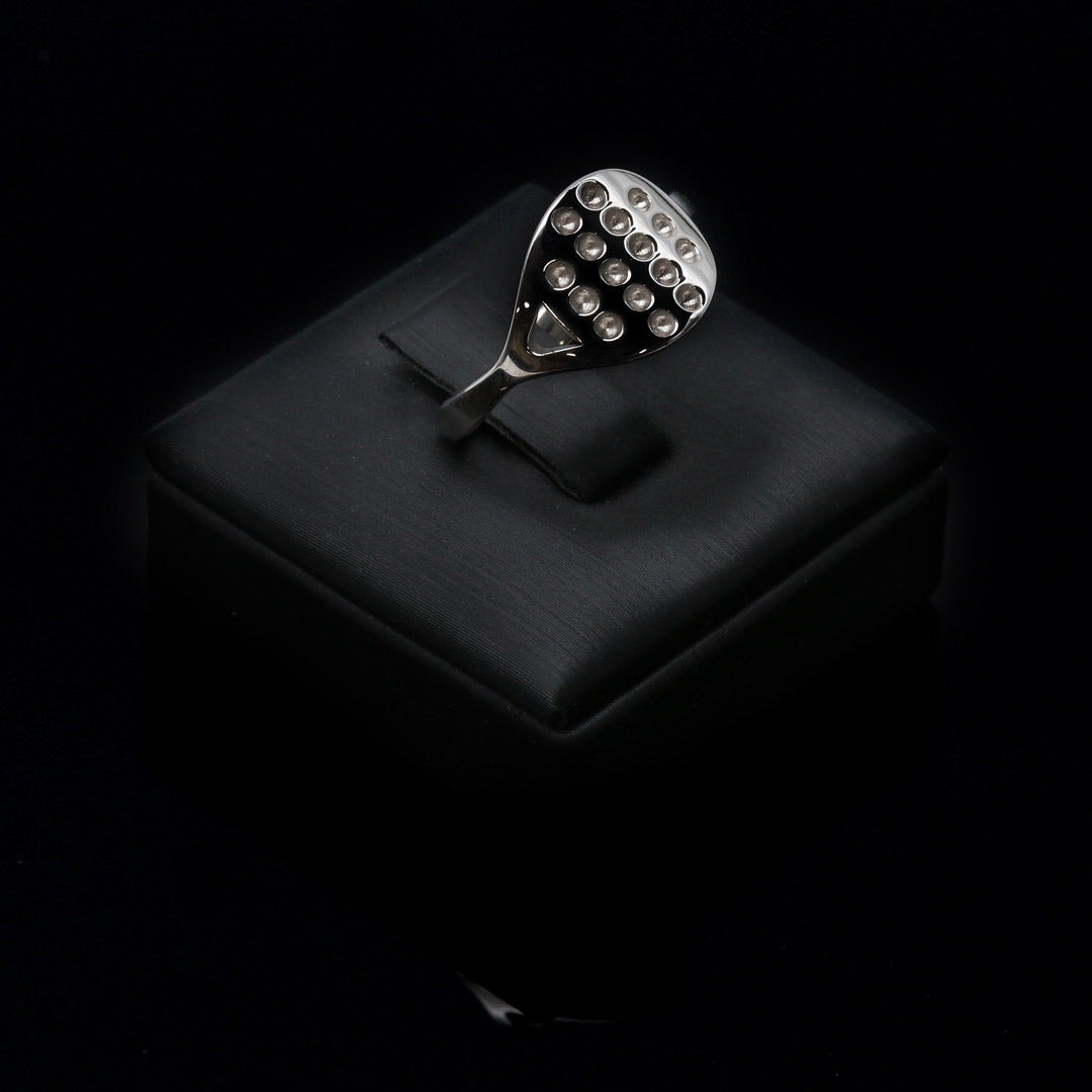 ANELLO RACCHETTA IN ARGENTO 925 REGOLABILE