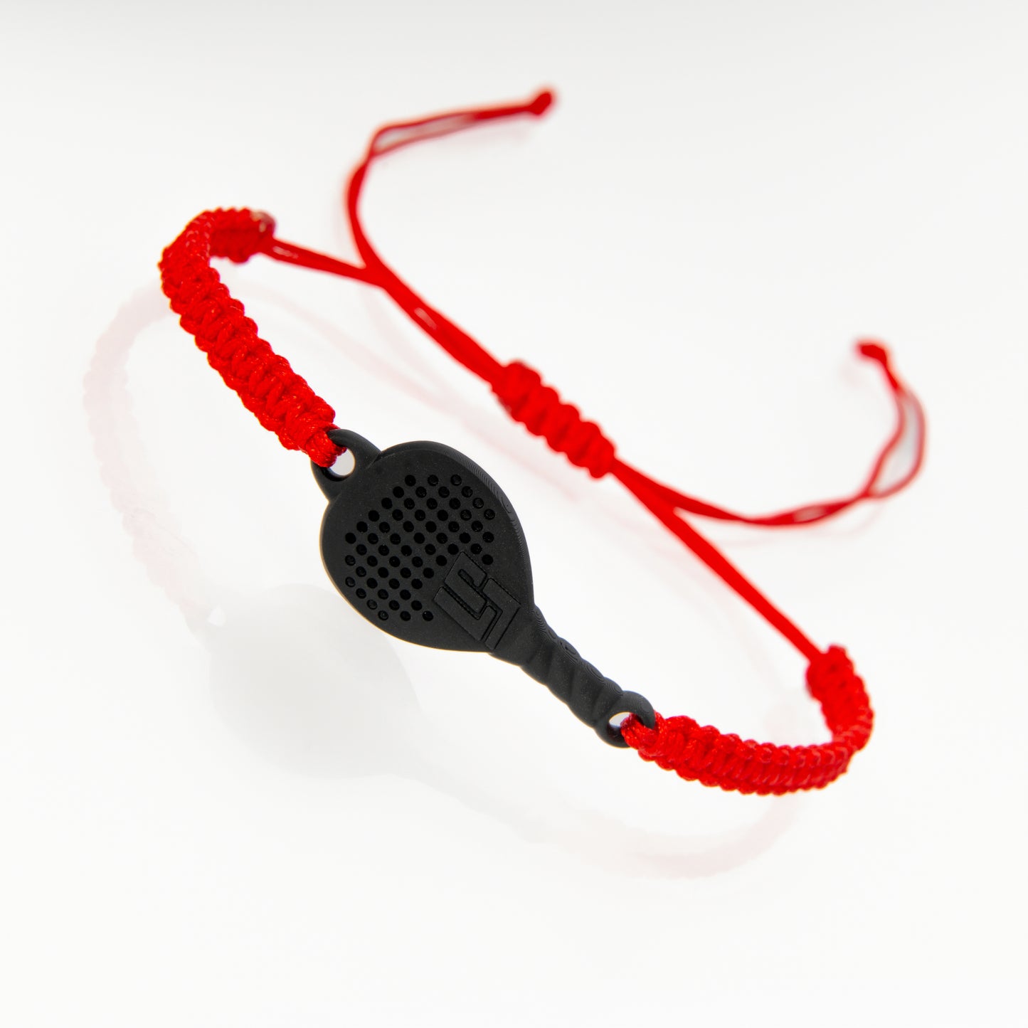 BRACCIALE PADEL RACCHETTA IN RESINA ECOSOSTENIBILE STAMPA 3D ROSSO MILANO