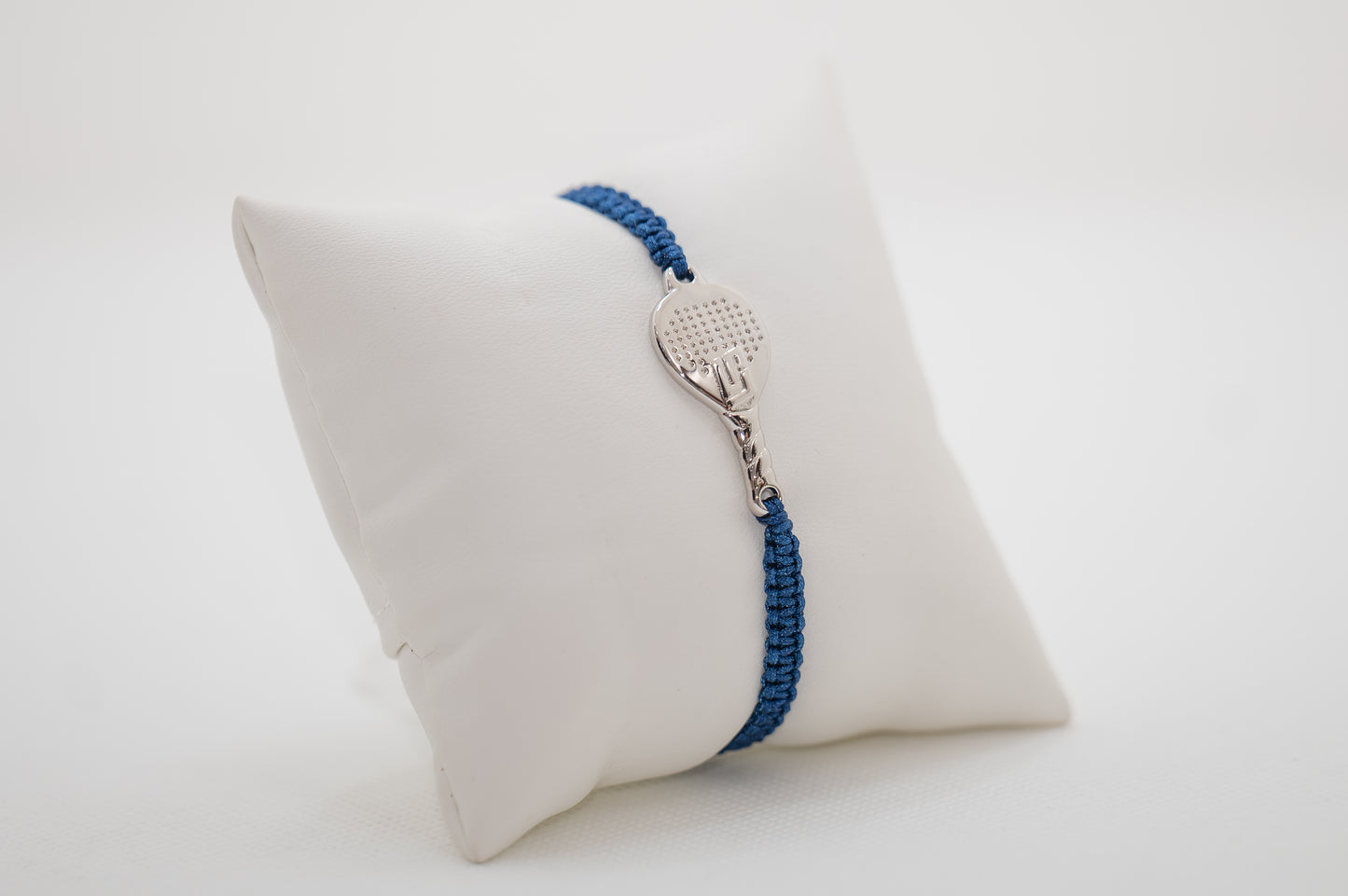 BRACCIALE PADEL RACCHETTA IN OTTONE CORDINO SCOOBY DOO BLU NAVY