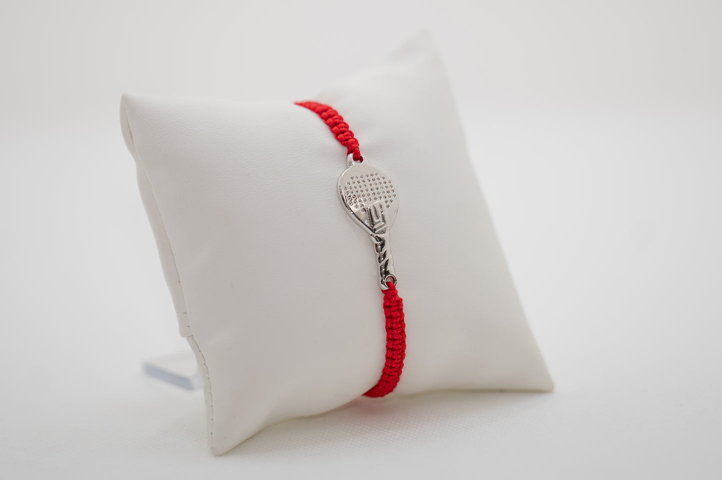 BRACCIALE PADEL RACCHETTA IN OTTONE CORDINO SCOOBY DOO ROSSO MILANO