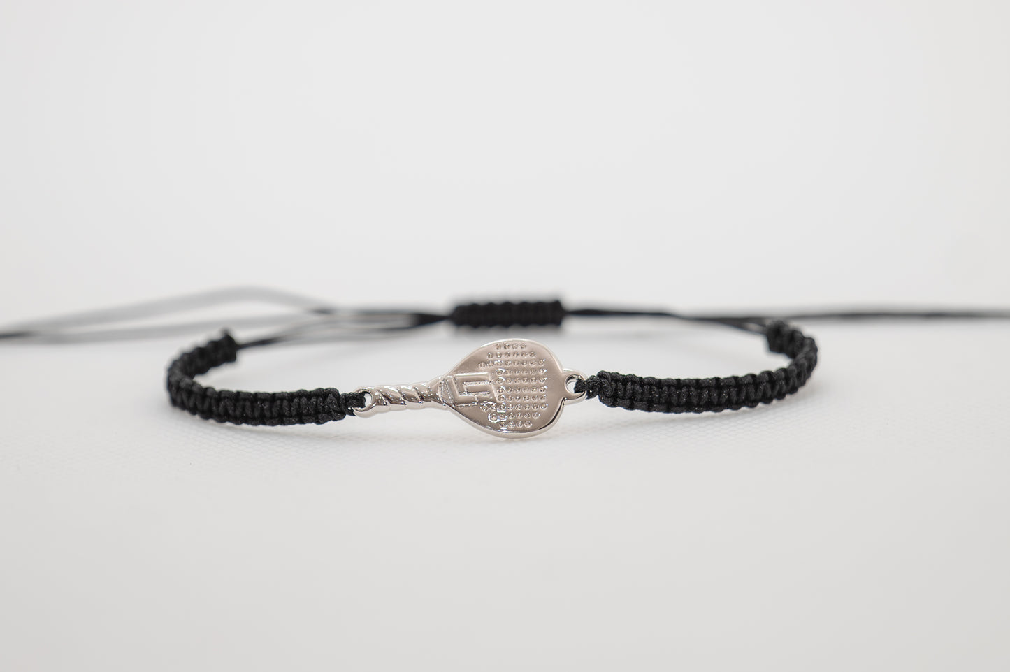 BRACCIALE PADEL RACCHETTA IN OTTONE CORDINO SCOOBY DOO NERO