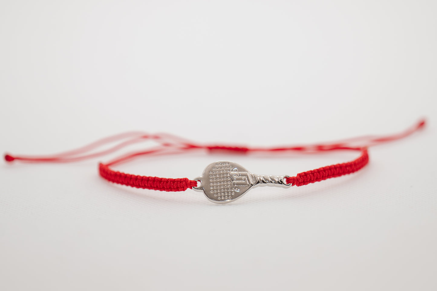 BRACCIALE PADEL RACCHETTA IN OTTONE CORDINO SCOOBY DOO ROSSO MILANO