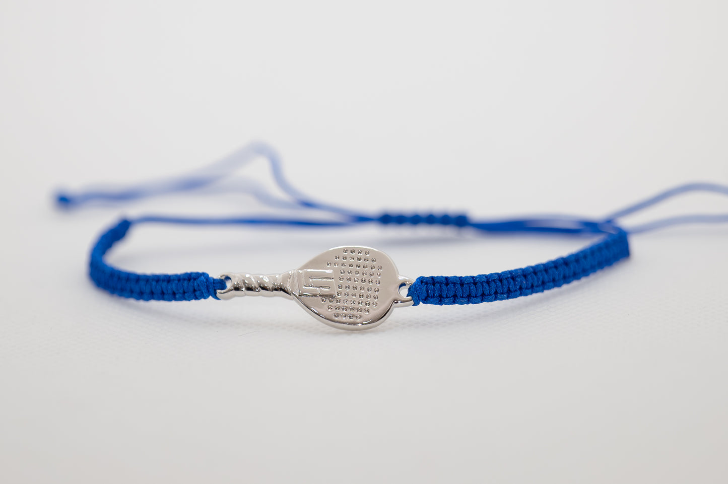 BRACCIALE PADEL RACCHETTA IN OTTONE CORDINO SCOOBY DOO BLU ELETTRICO
