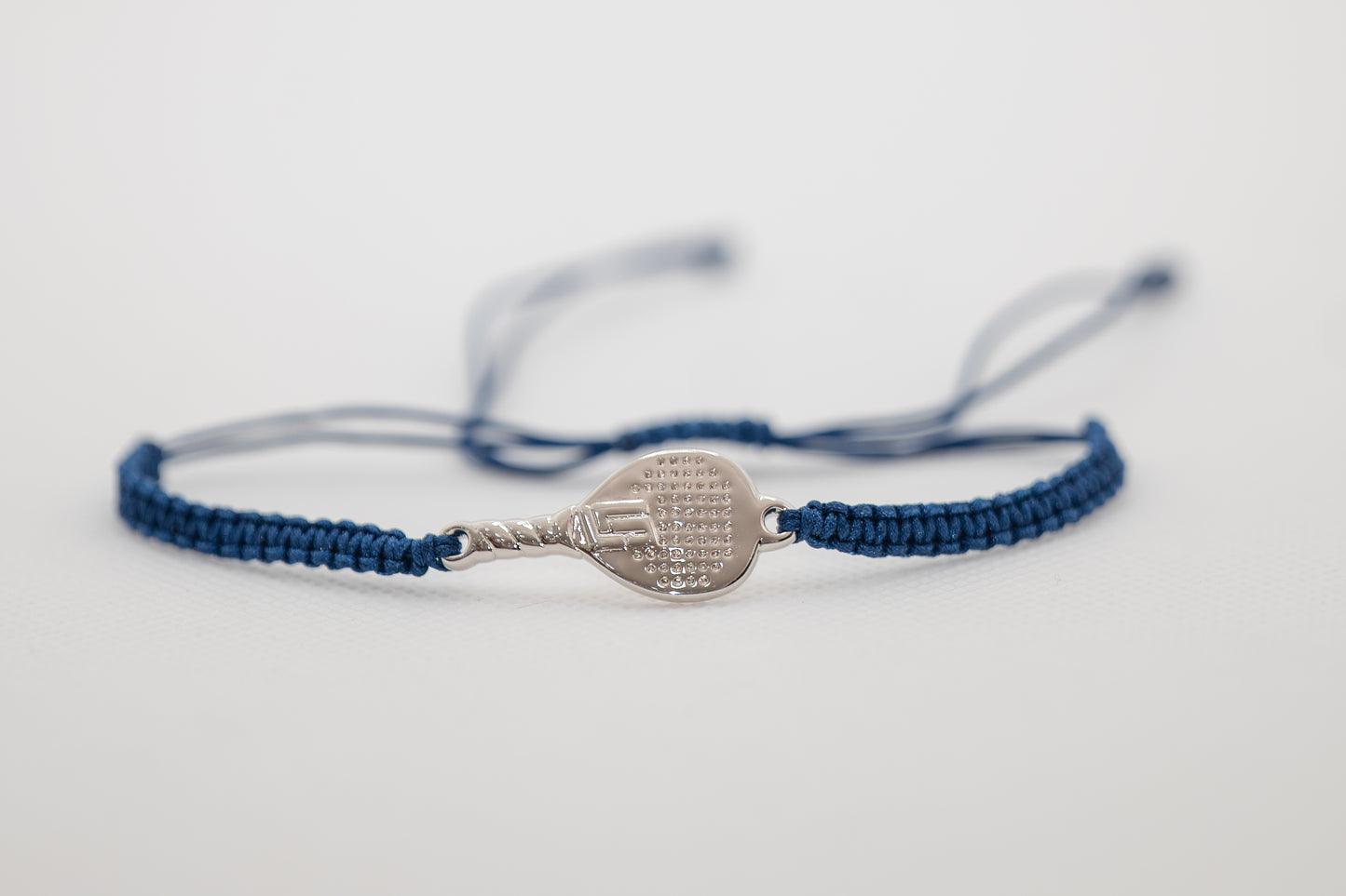 BRACCIALE PADEL RACCHETTA IN OTTONE CORDINO SCOOBY DOO BLU NAVY