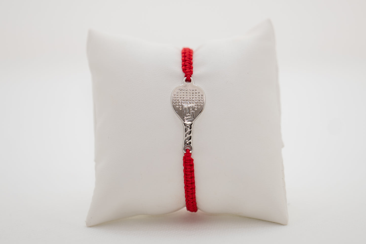 BRACCIALE PADEL RACCHETTA IN OTTONE CORDINO SCOOBY DOO ROSSO MILANO