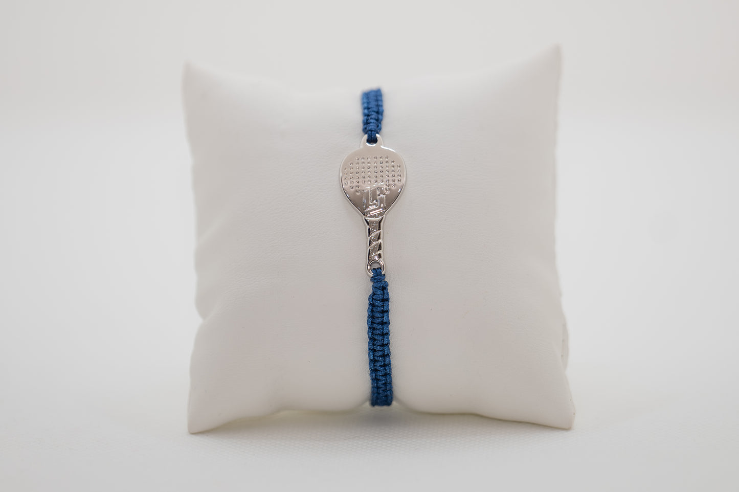 BRACCIALE PADEL RACCHETTA IN OTTONE CORDINO SCOOBY DOO BLU NAVY