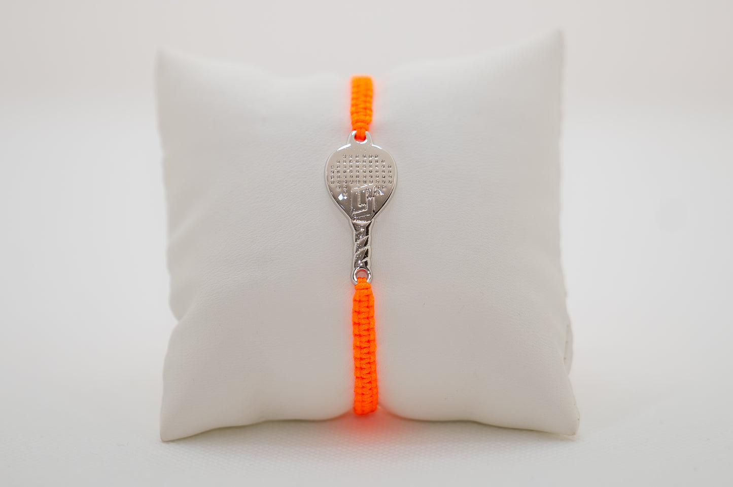 BRACCIALE PADEL RACCHETTA IN OTTONE CORDINO SCOOBY DOO ARANCIO FLUO