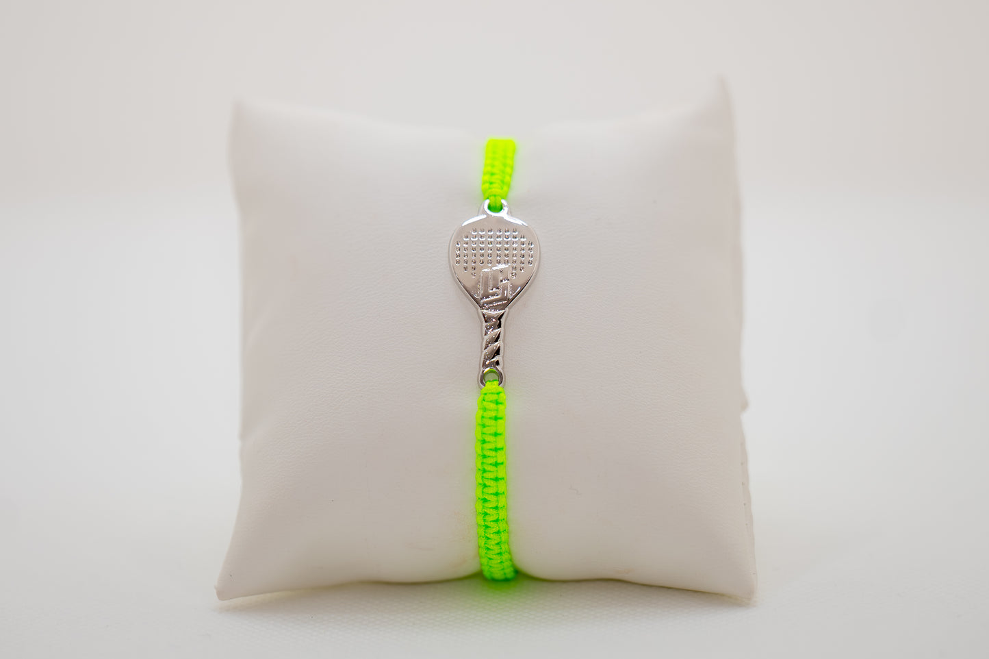 BRACCIALE PADEL RACCHETTA IN OTTONE CORDINO SCOOBY DOO VERDE FLUO