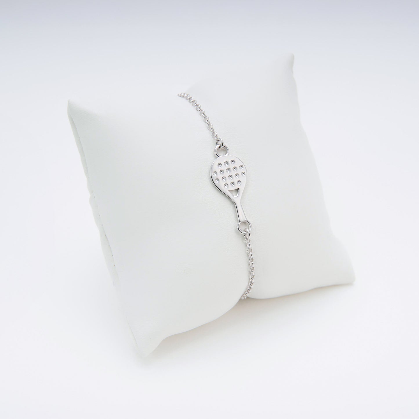 925 SILVER STARTER RACKET BRACELET WITH CHAIN