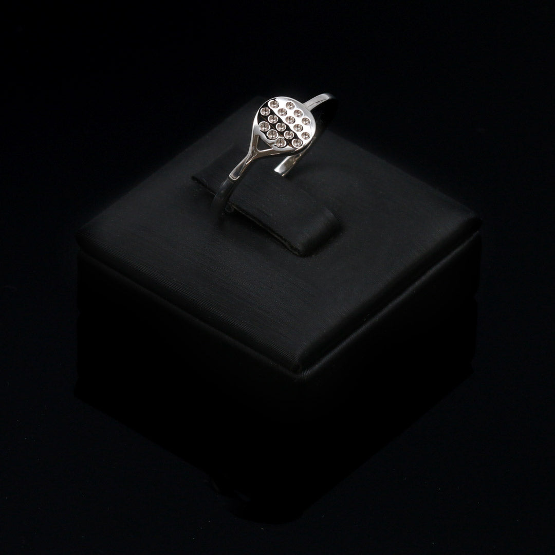 ANELLO RACCHETTA PADEL IN ARGENTO 925 LAGATI PADEL JEWELS