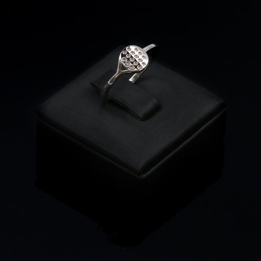 ANELLO RACCHETTA PADEL IN ARGENTO 925 LAGATI PADEL JEWELS