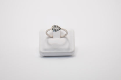 ANELLO RACCHETTA PADEL IN ORO BIANCO 18KT LAGATI PADEL JEWELS