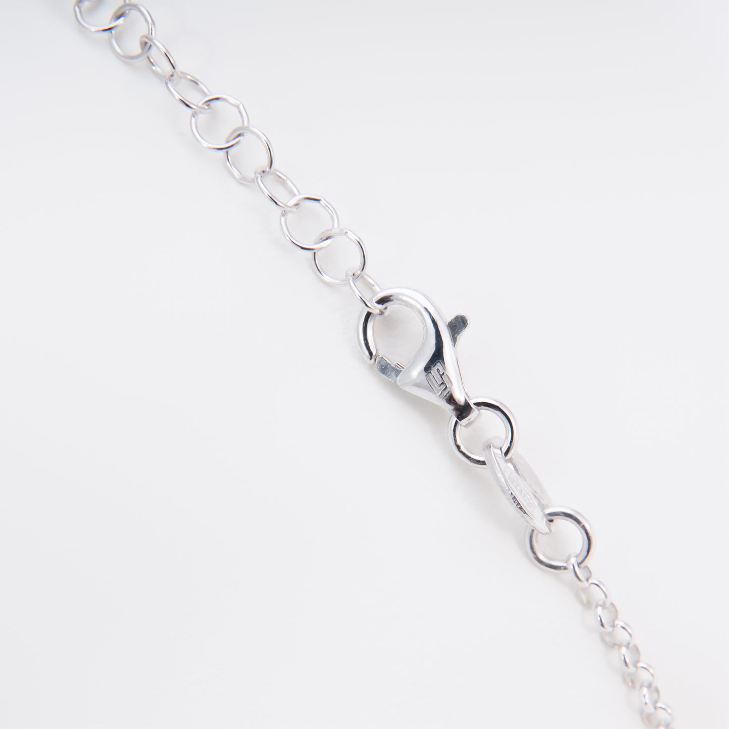 Particolare Aggancio bracciale e catenina racchetta tennis