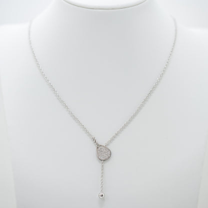Collana Saliscendi Racchetta Padel in Argento 925