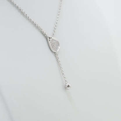 Collana Saliscendi Racchetta Padel in Argento 925