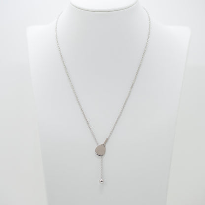 Collana Saliscendi Racchetta Padel in Argento 925