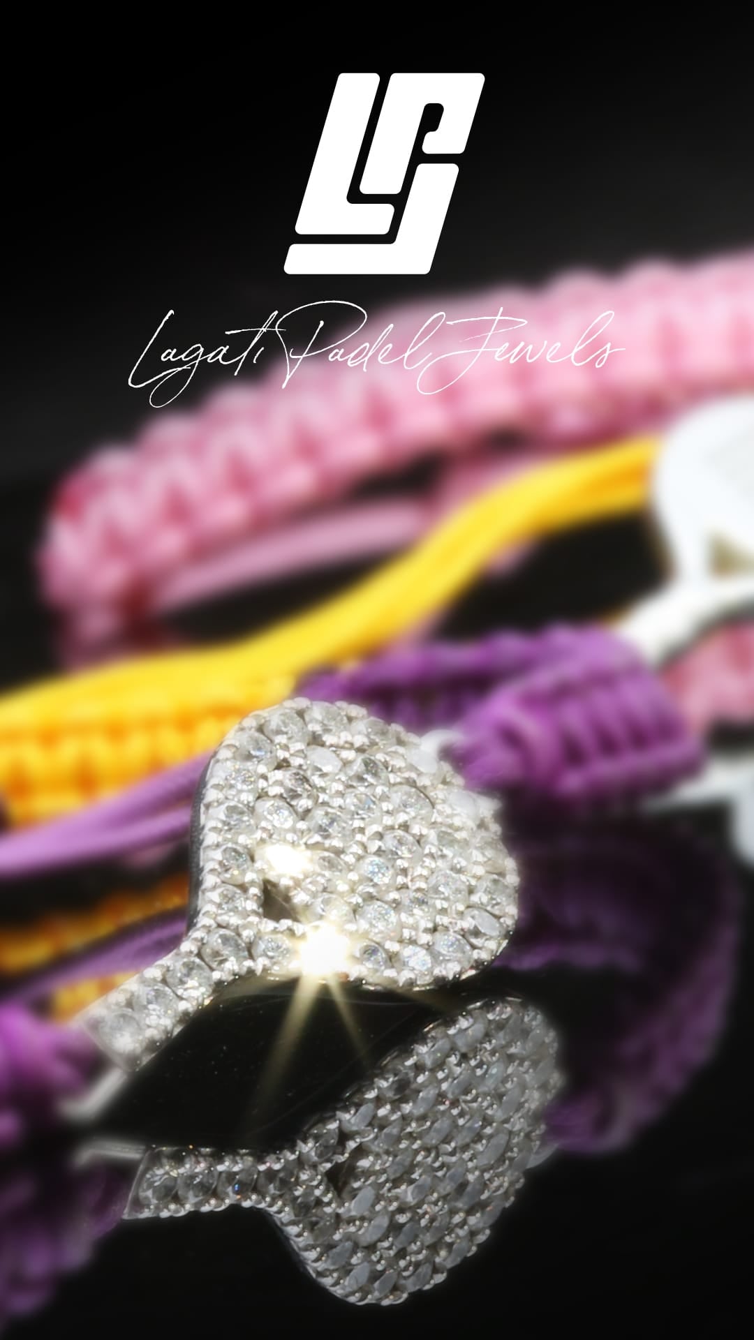 foto racchetta padel Lagati padel Jewels dettaglio